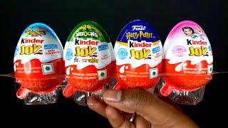 New 4 Different Type Of Kinder Joy Unboxing [upl. by Eetsirhc]