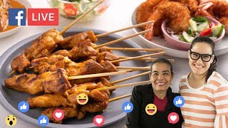 Thai chicken satay amp Coconut crumbed prawns  Marions Kitchen [upl. by Imot]