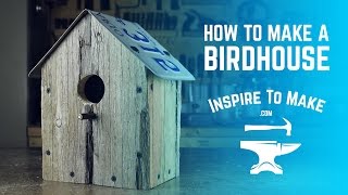 How to make a Bird House  simple woodworking project Pallet wood [upl. by Ameerahs80]