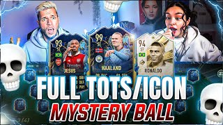 BIG RIP durch FAIL 💀 FULL TOTSICON MYSTERY BALL SBB vs Ebru 🔥 FIFA 23 Squad Builder Battle [upl. by Eniamart612]