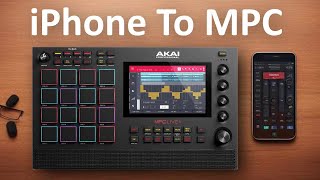 Connect MPC To iPhone Akai MPC Live 2 One X Keys Live and More [upl. by Diarmit881]