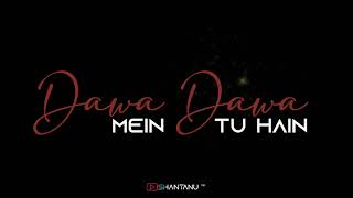 Dhup mein tujhse thandak lyrics  heeriye lyrics status video [upl. by Ahsilrae]