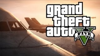 CAR INSIDE PLANE FUN  GTA 5 Online Funny Moments [upl. by Yddeg]