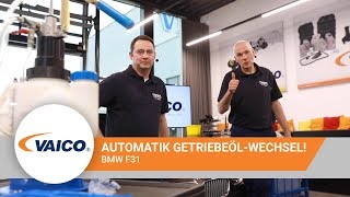 Automatikgetriebe Ölwechsel am BMW F31 ZF 8HP mit Expert Kits – V202090 [upl. by Jeno]