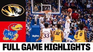 Missouri vs 8 Kansas Highlights  2021 College Basketball Highlights [upl. by Hans]