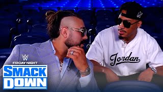 Carmelo Hayes blames Andrade for Money in the Bank snub sparks feud on SmackDown  WWE ON FOX [upl. by Parhe]