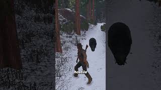 Standing in front of the grizzly bear in RDR1 vs RDR2🐻 [upl. by Strenta]