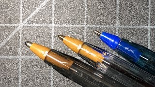 Bic Cristal Pen Explained Xtra Bold vs Xtra Smooth vs Xtra Precise [upl. by Bandeen]