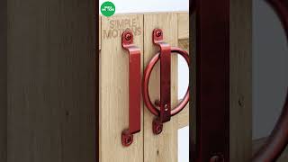 Wooden door latch latch lock gate [upl. by Zalea443]