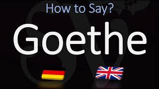 How to Pronounce Goethe  German amp English Pronunciation [upl. by Sumer]