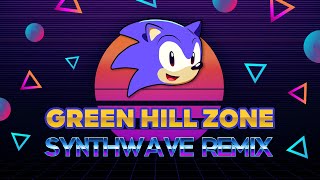 Sonic The Hedgehog  Green Hill Zone Synthwave Remix [upl. by Devan]