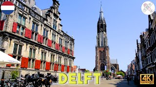 DELFT │NETHERLANDS Explore Delft in 4K Walk around with us and discover Delft in just 6 minutes [upl. by Anyl]