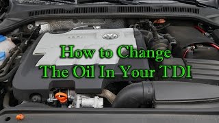 How to Change the Oil in a VW Jetta TDI [upl. by Langley]