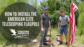 How to Install the American Elite Telescoping Flagpole [upl. by Jesus355]