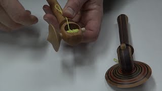 Turning A Spinning Top amp Launcher [upl. by Eelanaj334]