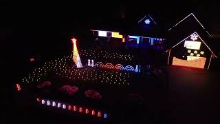 Griswold and Minions Opening 2022 Christmas Light Show [upl. by Ecnirp527]