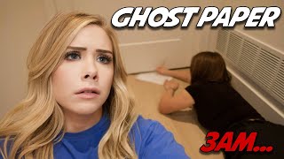 DO NOT TRY THE GHOST PAPER CHALLENGE AT 3 AM [upl. by Nonna]