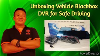 Unboxing Vehicle Blackbox DVR for Safe Driving [upl. by Ratna]