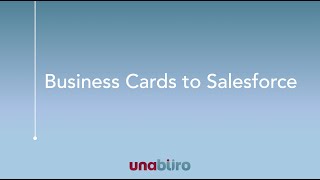 How To Scan Business Cards And Send The Information To Salesforce [upl. by Ynetsed]