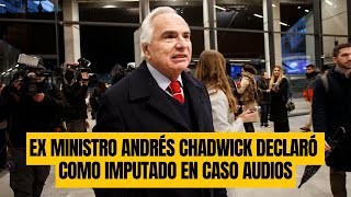 Ex ministro Andrés Chadwick declaró como imputado en Caso Audios [upl. by Catha590]