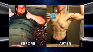 Mans 300Pound Weight Loss Transformation [upl. by Bluefarb]