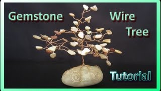 How To Make Gemstone Wire Trees [upl. by Namreh]