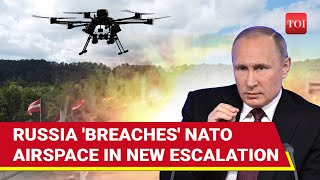 Big Escalation As Russian Aircraft Projectiles Breach NATO Airspace We Must Act  Watch [upl. by Rodrich531]