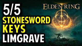 All Stonesword Key Locations in Limgrave  Elden Ring [upl. by Teddi]