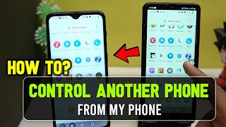 How to Control Another Android Phone from My Phone  Easy Way [upl. by Valoniah]