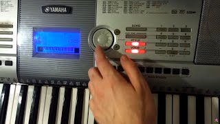 Yamaha PSR295 quotVoicesquot Different instrument sounds Basic video [upl. by Lisle]