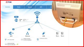 Tim Smart Modem • Pannello di controllo e Panoramica Impostazioni [upl. by Dallon]