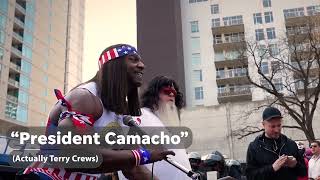 Terry Crews declares run for president in 2024 election as Idiocracy character President Camacho [upl. by Saisoj]