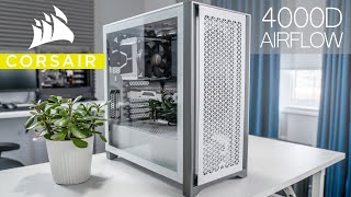 Corsair 4000D Airflow MidTower PC Case Review [upl. by Poyssick]