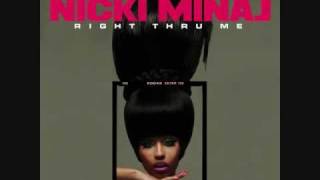 Nicki Minaj  Right Thru Me clean lyrics [upl. by Anitneuq]