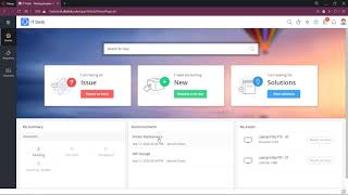 ManageEngine ServiceDesk Plus Cloud Self Service portal [upl. by Ledda]