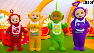 Teletubbies  Special Tubby Custard Ride  CBeebies [upl. by Naryt]