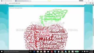 Word Cloud Tutorial [upl. by Bridge996]