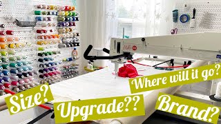 Longarm Quilting Studio Tour amp What to Know BEFORE Buying Why a Longarm May Not Be Right for You [upl. by Ecerahs415]