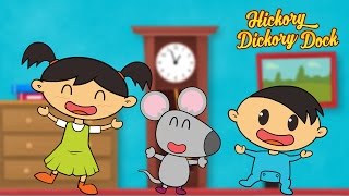 Hickory Dickory Dock  Extended Song with Lyrics  Nursery Rhymes for Kids by Luke amp Mary [upl. by Rachel808]