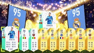 OMG Fut Birthday Ronaldo amp Bale In A Pack Fifa 18 Ultimate Team [upl. by Einafpets]