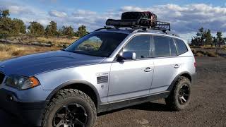 Lifted BMW x3 roof rack [upl. by Estrellita]