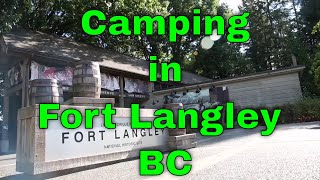 Camping in Fort Langley BC  SimonSees [upl. by Nevlin]