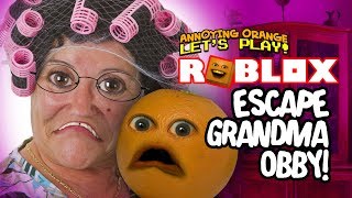 Roblox Escape Grandma Obby Annoying Orange [upl. by Lihp]