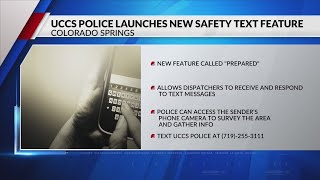 UCCS Police launches new safety text feature [upl. by Vincent226]