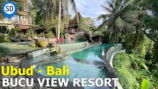 Ubud Bali Luxury Hotel  Bucu View  Tour [upl. by Nnylirej]