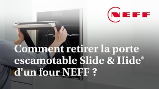 Comment retirer la porte escamotable Slide amp Hide® dun four NEFF [upl. by Lottie176]