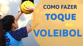 COMO APRENDER O TOQUE NO VOLEIBOL  TREINO EM CASA [upl. by Anifesoj278]