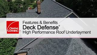 Product Guide Deck Defense® High Performance Roof Underlayment [upl. by Gridley251]