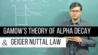 Gamows Theory of Alpha Decay AND Geiger Nuttal Law [upl. by Avehs846]