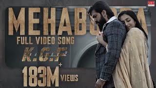 Mehabooba Video Song Hindi  KGF Chapter 2  RockingStar Yash  Prashanth NeelRavi BasrurHombale [upl. by Ellessig]